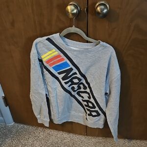 NASCAR Gray Sweatshirt with Colorful Accents
